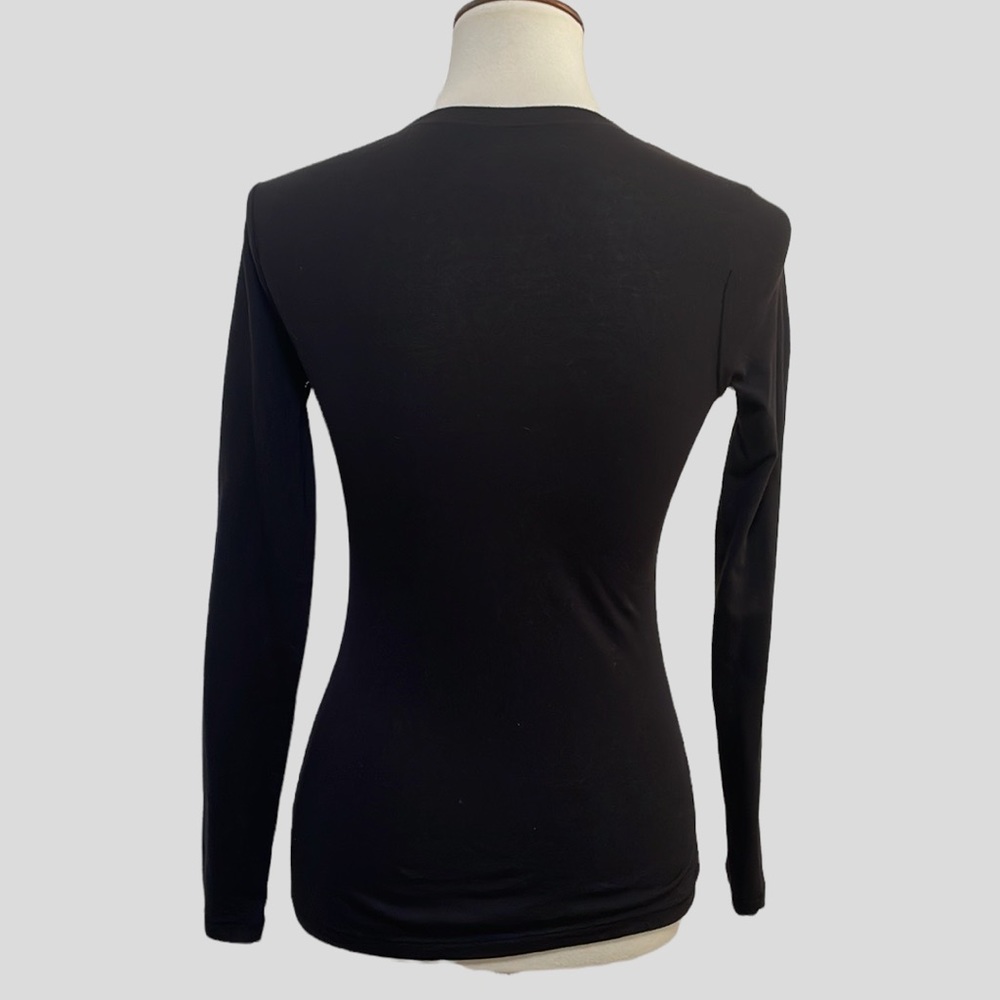 Long Sleeve Black Tee * Size Small 3 / 5 - Picture 3 of 11
